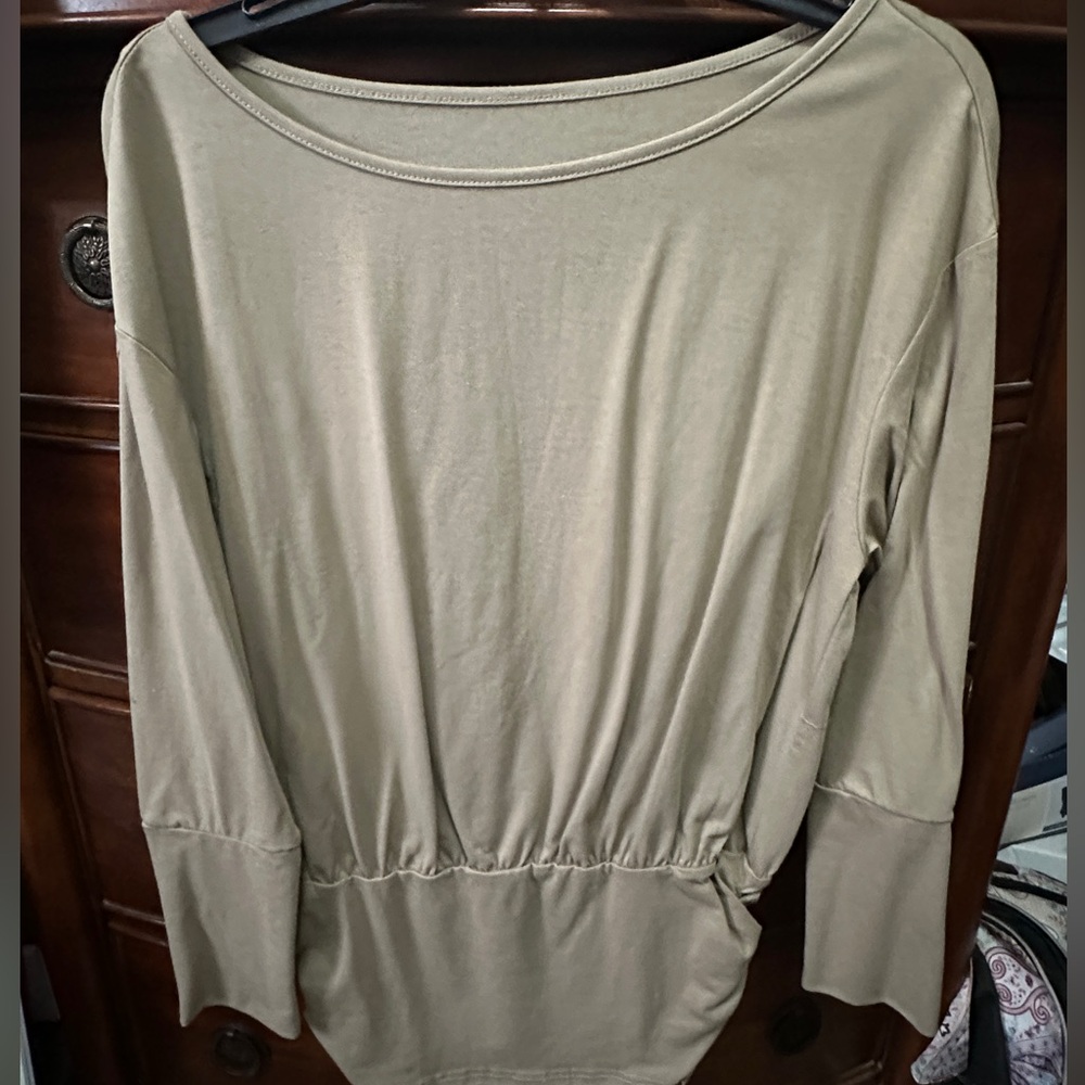Olive Green Women's Top